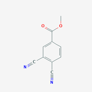 molecular formula C10H6N2O2 B8392015 3,4-Dicyano-benzoic acid methyl ester 