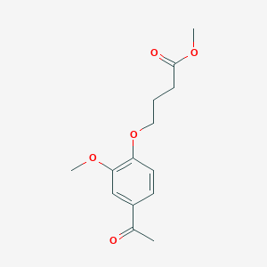 Methyl 4-(4-acetyl-2-methoxyphenoxy)butanoate