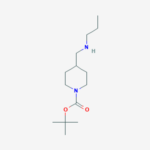 Tert-butyl 4-((propylamino)methyl)piperidine-1-carboxylate