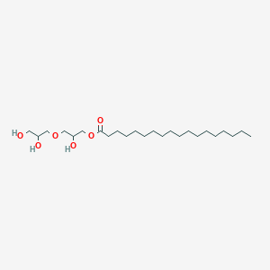 molecular formula C24H48O6 B083921 3-(2,3-二羟基丙氧基)-2-羟基丙基硬脂酸酯 CAS No. 12694-22-3