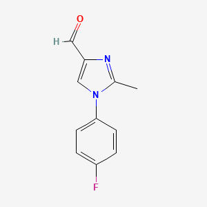 1-(4-fluoro-phenyl)-2-methyl-1H-imidazole-4-carbaldehyde