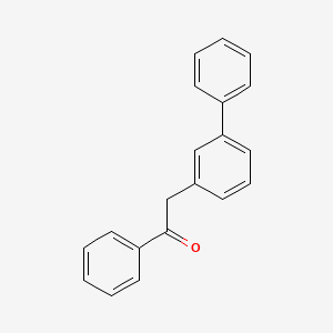 molecular formula C20H16O B8392154 2-(Biphenyl-3-yl)-1-phenylethanone 