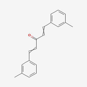 molecular formula C19H18O B8392155 1,5-Bis(3-methylphenyl)-1,4-pentadien-3-one CAS No. 17011-56-2