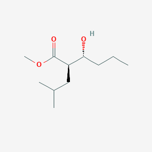 methyl (2R,3R)-2-(2-methyl-1-propyl)-3-hydroxyhexanoate