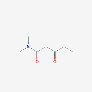 molecular formula C7H13NO2 B8392203 N,N-dimethyl-3-oxopentaneamide 