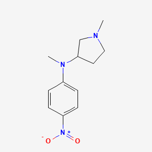 Methyl-(1-methyl-pyrrolidin-3-yl)-(4-nitro-phenyl)-amine