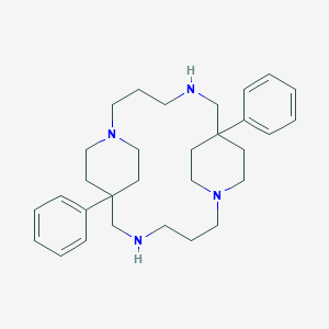 B083923 1,5,10,14-Tetraazatricyclo(14.2.2.2(sup 7,10))docosane, 7,16-diphenyl- CAS No. 13073-16-0