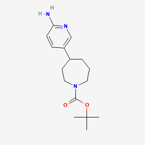 4-(6-Amino-pyridin-3-yl)-azepane-1-carboxylic acid tert-butyl ester