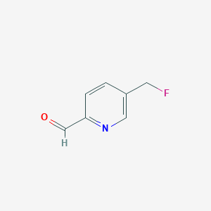 molecular formula C7H6FNO B8392346 5-Fluoromethylpyridine-2-carbaldehyde 
