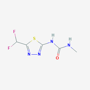 1-[5-(Difluoromethyl)-1,3,4-thiadiazol-2-yl]-3-methylurea