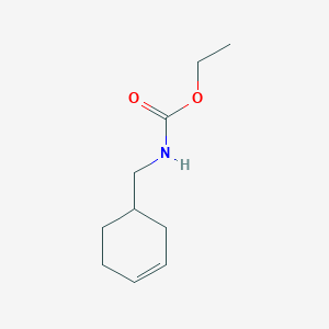 molecular formula C10H17NO2 B8392468 Ethyl cyclohex-3-en-1-ylmethylcarbamate 