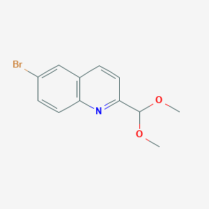 6-Bromo-2-(dimethoxymethyl)quinoline
