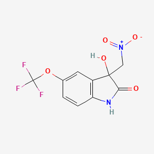 3-Hydroxy-5-trifluoromethoxy-3-(nitromethyl)indolin-2-one
