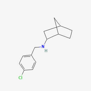 molecular formula C14H18ClN B8392549 N-4-chlorobenzyl-2-norbornylamine 