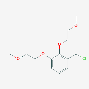 1-(Chloromethyl)-2,3-bis{[2-(methyloxy)ethyl]oxy}benzene