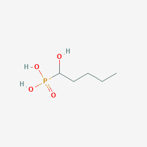 molecular formula C5H13O4P B8392580 a-Hydroxypentylphosphonic acid 