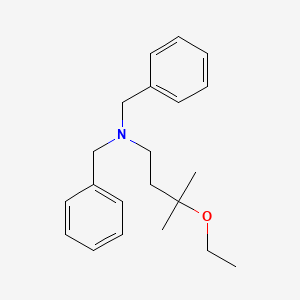 N,N-dibenzyl-3-ethoxy-3-methylbutan-1-amine