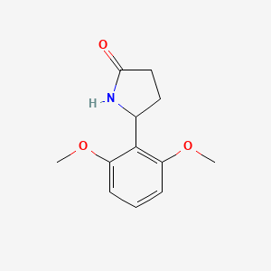 5-(2,6-Dimethoxyphenyl)pyrrolidin-2-one