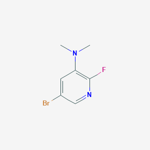 (5-Bromo-2-fluoro-pyridin-3-yl)-dimethyl-amine