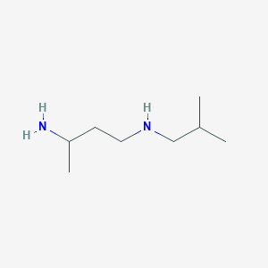 molecular formula C8H20N2 B8392764 1-N-(2-methylpropyl)butane-1,3-diamine 