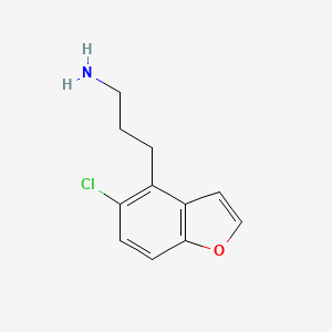 3-(5-Chloro-benzofuran-4-yl)-propylamine