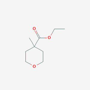 molecular formula C9H16O3 B8392823 Ethyl 4-methyltetrahydro-2H-pyran-4-carboxylate 