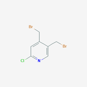 4,5-Bis(bromomethyl)-2-chloropyridine