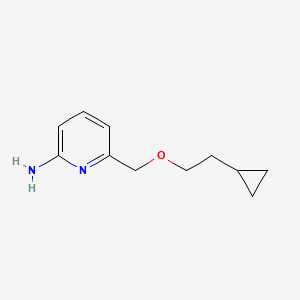 6-(2-Cyclopropyl-ethoxymethyl)-pyridin-2-ylamine