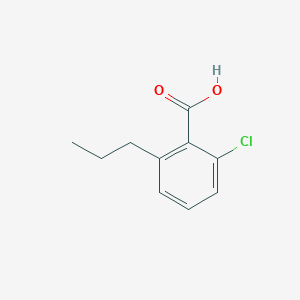 molecular formula C10H11ClO2 B8393116 2-Chloro-6-propylbenzoic acid 