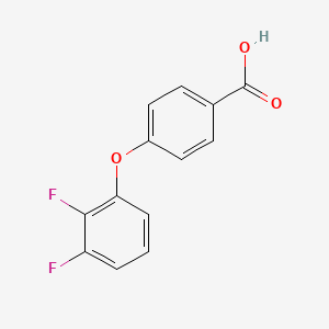 molecular formula C13H8F2O3 B8393136 4-(2,3-Difluorophenoxy)benzoic acid 