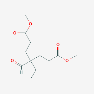 Methyl 4-formyl-4-(beta-methoxycarbonylethyl)-hexanoate