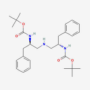 Di-tert-butyl ((2R,2'S)-azanediylbis(1-phenylpropane-3,2-diyl))dicarbamate