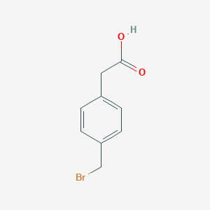 molecular formula C9H9BrO2 B083933 4-(溴甲基)苯乙酸 CAS No. 13737-36-5