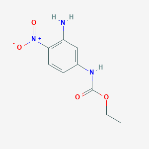 (3-Amino-4-nitro-phenyl)-carbamic acid ethyl ester