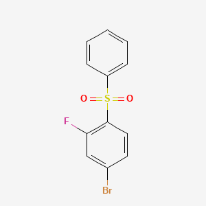 4-Bromo-2-fluoro-1-(phenylsulfonyl)benzene