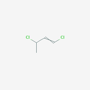 molecular formula C4H6Cl2 B8393317 1,3-Dichloro-but-1-ene 