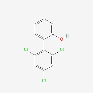 molecular formula C12H7Cl3O B8393338 2',4',6'-Trichlorobiphenyl-2-ol CAS No. 14962-29-9