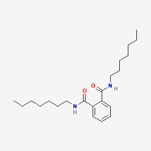 molecular formula C22H36N2O2 B8393371 N,N'-diheptylphthalamide 