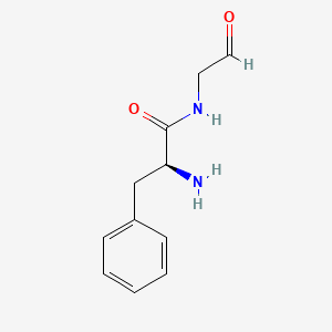 molecular formula C11H14N2O2 B8393377 Acetylphenylalanylglycinal CAS No. 73392-20-8