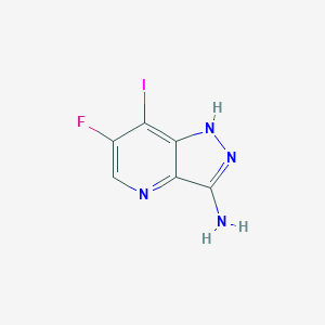 6-fluoro-7-iodo-1H-pyrazolo[4,3-b]pyridin-3-amine