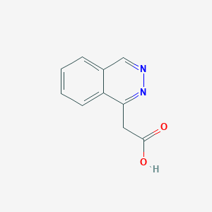 molecular formula C10H8N2O2 B8393459 1-Phthalazineacetic acid 
