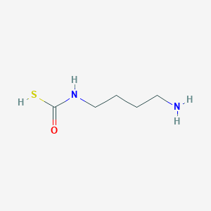 molecular formula C5H12N2OS B8393470 N-(4-aminobutyl)thiocarbamic acid 