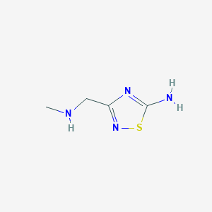 3-(N-methylaminomethyl)[1,2,4]thiadiazol-5-ylamine