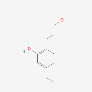 5-Ethyl-2-(3-methoxy-propyl)-phenol