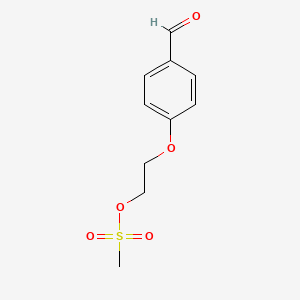2-(4-Formylphenoxy)ethyl methanesulfonate