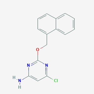 6-Chloro-2-(1-naphthylmethoxy)pyrimidin-4-amine