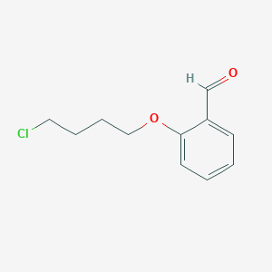 molecular formula C11H13ClO2 B8393579 4-Chlorobutoxybenzaldehyde 