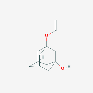 molecular formula C12H18O2 B8393586 3-Vinyloxy-1-adamantanol 