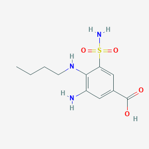 3-Amino-4-butylamino-5-sulphamyl-benzoic acid