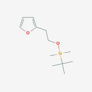 2-[2-[[(1,1-Dimethylethyl)dimethylsilyl]oxy]ethyl]furan